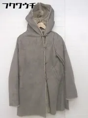 ■ URBAN RESEARCH ROSSO ロッソ スエード調 長袖 ムートンコート サイズF ブラウンベージュ系 レディース  【中古】 【1108030001048】