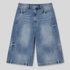 48 Juun.J 26SS コレクション 꼼비네종 SIGNAL シグナル デニム Cカット 8分 パンツ