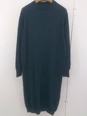 ◇ JOINT WORKS ジョイントワークス バックスリット ニット 長袖 膝下丈 ワンピース ネイビー レディース  【中古】 【1206240006072】のサムネイル