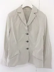 ◇ CECI OU CELA セシオセラ 3B 薄手 長袖 テーラード ジャケット サイズ38 ベージュ レディース  【中古】 【1206290001478】のサムネイル