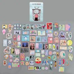 [Used] Stickers - A collection of Anya!!! 100 original illustration flake stickers from "SPY×FAMILY" - Ribon January 2024 issue appendix