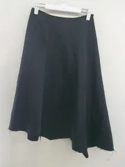 ◇ LE CIEL BLEU ルシェルブルー 膝下丈 フレア スカート サイズ36 ブラック レディース  【中古】 【1206300004420】のサムネイル