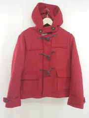 ■ BACK NUMBER バックナンバー 長袖 ダッフルコート サイズL レッド レディース  【中古】 【1207040000581】のサムネイル