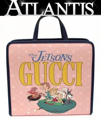 未使用 グッチ Gucci チルドレンズトート The JETSONS PVC ピンク×ネイビー 【74521】のサムネイル