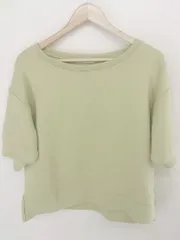 ◇ green label relaxing UNITED ARROWS 半袖 トレーナー カットソー クリームイエロー レディース  【中古】 【1207050000823】のサムネイル