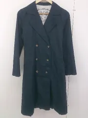 ◇ ◎ E hyphen world gallery イーハイフン ワールド ギャラリー 長袖 トレンチ コート サイズF ネイビー レディース  【中古】 【1207040009980】のサムネイル