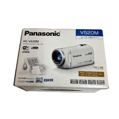 美品/高倍率】Panasonic HC-V520M ホワイト光学50倍ズーム - メルカリ