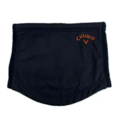 中古 キャロウェイ Callaway ネックウォーマー ネイビー 紺 グレンチェック フリース
