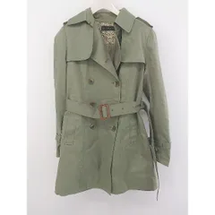 ◇ ◎ green label relaxing UNITED ARROWS コットン 長袖 トレンチコート サイズ36 グリーン系 レディース P  【中古】 【1208240002399】のサムネイル