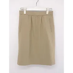 ◇ La TOTALITE ラ トータリテ 膝丈 タイト スカート サイズ38 ベージュ レディース P  【中古】 【1208240003273】のサムネイル