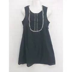 ◇ Ray BEAMS レイ ビームス ノースリーブ ミニ ワンピース ブラック ホワイト レディース P  【中古】 【1208240005789】のサムネイル