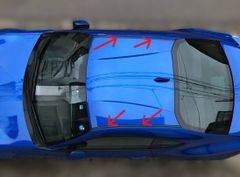 Z32北米車純正カウルトップグリル左右・上下クリップ・シーリング新品