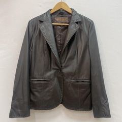 バルマン ラムレザー テーラードジャケット 羊革 ラムスキン