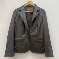 バルマン ラムレザー テーラードジャケット  羊革 ラムスキン レディース 11号 ISItems【USED】【古着】【中古】50159411