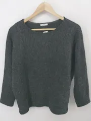 ◇ ELLE エル ニット 長袖 セーター サイズ38 ダークグレー レディース P  【中古】 【1208290001861】