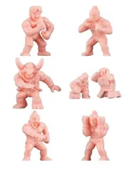 ペールオレンジ6種セット キン肉マン キンケシ27  BANDAI