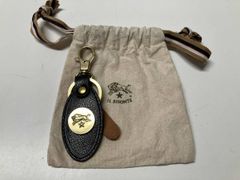 も*ん様 LONGCHAMP ロンシャン 『CAFÉ』 レザー キーリング レア