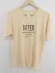 ◇ COMME CA DU MODE FILLE キッズ 子供服 半袖 Tシャツ カットソー ベージュ ブラウン レディース P  【中古】 【1209010002991】