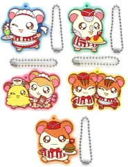 【中古】キーホルダー 全5種セット 「とっとこハム太郎 ラバーマスコット2」