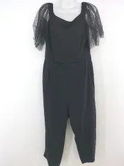 ◇ CORTES WORKS コルテスワークス レース 半袖 オールインワン サイズ38 ブラック レディース P  【1209020003766】のサムネイル