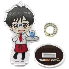 【中古】キーホルダー・マスコット(キャラクター) 勝生勇利 「ユーリ!!! on ICE×Youme cafe stand トレーディングアクリルキーホルダー」