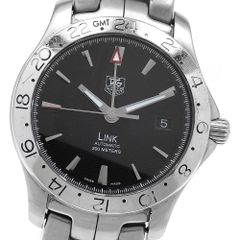タグホイヤー リンク GMT WJF2115 自動巻き メンズ 腕時計 稼働品
