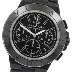 ベルト訳あり ブルガリ BVLGARI DG42SMCCH ディアゴノ マグネシウム デイト クロノグラフ 自動巻き メンズ 箱・保証書付き_917584のサムネイル