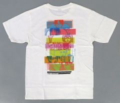 [중고] T 셔츠 네임 로고 Ver. 진격의 스쿨 카스트 T 셔츠 화이트 XL 사이즈 [진격의 거인 온라인 전시회]