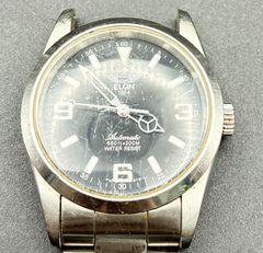 6-5803 ELGIN FK-979-C 自動巻き腕時計 青文字盤 OH済み - メルカリ