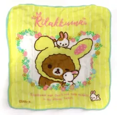 【中古】タオル・手ぬぐい(キャラクター) リラックマ エッグ缶入りプチタオル 「リラックマ×ローソン 2019年 春のリラックマフェア」