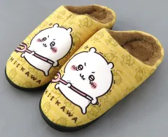 【中古】ルームシューズ・室内履き ちいかわ(さすまた) ルームシューズ イエロー×ブラウン LLサイズ 「ちいかわ なんか小さくてかわいいやつ×しまむら」のサムネイル