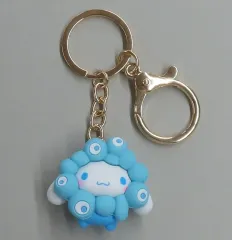 【中古】キーホルダー シナモロール ミャクミャクなりきり立体マスコット 推しカラーキーホルダー 「EXPO 2025 大阪・関西万博 ミャクミャク×サンリオキャラクターズ」