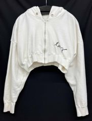 超希少✨フェンディ×FILA コラボパーカー マニア クロップド丈 白 S 