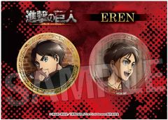 進撃の巨人 エレン ギラギラ缶バッジセット 軌跡 - メルカリ