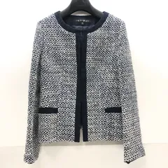 INDIVI レディース ノーカラー ジャケット 40サイズ インディヴィ SGAW26-1726のサムネイル
