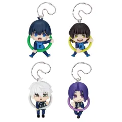 【中古】キーホルダー 全4種セット 「こんにち輪!フィギュアマスコット ブルーロック」