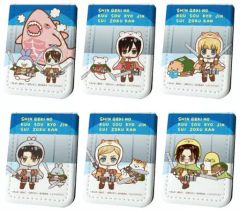 [중고] 노트·메모장 전 6종 세트 [진격의 거인×공상 수족관 진격의 공상 거인 수족관 가죽 책 북 01]