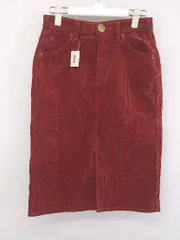 ◇ Lee リー 別注 URBAN RESEARCH アーバンリサーチ コーデュロイ 膝丈 タイト スカート サイズM レッド レディース P  【中古】 【1209080007308】のサムネイル