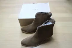 (新品) ZARA ザラ スウェード 半ブーツ 37号 (230mm)