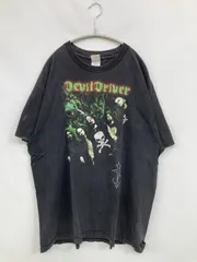 TENNESSEE RIVER テネシーリバー Tシャツ/カットソー XL ブラック 前面プリント ミドル丈 半袖 クルーネック(丸首) メンズ