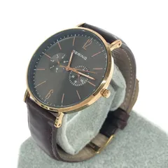 BERING ベーリング 腕時計/クォーツ  SS×レザー 14240-369   ゴールド・ダークブラウン メンズ / 240001203788のサムネイル