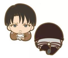 中古】クリップ リヴァイ 「進撃の巨人 のっかりラバークリップ