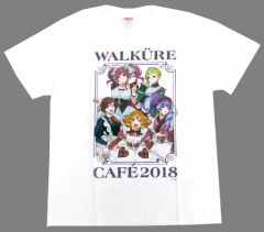 [중고] 티셔츠 (캐릭터) 발큐레 오리지널 티셔츠 화이트 XL 사이즈 [마크로스 Δ WALKURE CAFE 2018]
