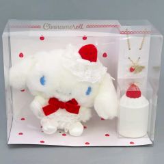 ハローキティ ショートケーキ ぬいぐるみ＆ネックレスセット サンリオ