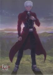[중고] 클리어 파일 아처/에미야 A4 클리어 파일 [Fate/stay night [Unlimited Blade Works]×ufotable cafe] 인기 투표 1위 기념 상품