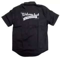 【中古】ポロシャツ・ワークシャツ イベントロゴ ワークシャツ ブラック Lサイズ 「僕のヒーローアカデミア 6期 おかえり、デク!雄英スペシャルステージ」