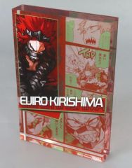 【中古】アクリルスタンド・アクリルパネル 切島鋭児郎 アクリルブロック “HERO”(2024) 「僕のヒーローアカデミア」
