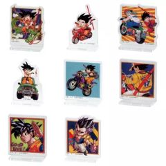 2点セット JCS限定 ドラゴンボール　箔入りアクリルアート　孫悟空 ブルマ JCS限定 『DRAGON BALL』箔入りアクリルアート 孫悟空