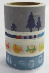 【中古】シール・ステッカー 集合(スーパーマリオ) マスキングテープセット 「NO LIMIT!クリスマス2022」 ユニバーサル・スタジオ・ジャパン限定のサムネイル