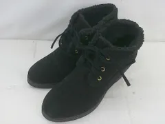 ◇ UNITED ARROWS ユナイテッドアローズ ウェッジソール ショート ブーツ サイズ35 ブラック レディース P  【中古】 【1209150006460】